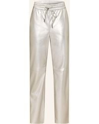 Juvia - 7/8-Hose ROSA in Lederoptik - Lyst