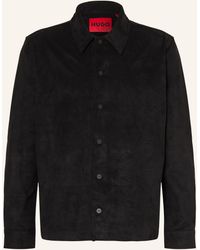 HUGO - Overjacket ENASO in Lederoptik - Lyst