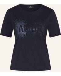 Monari - T-Shirt mit Schmucksteinen - Lyst