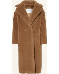 Max Mara - Teddyfell-Mantel TEDDY aus Kamelhaar - Lyst