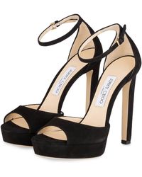 Jimmy Choo Plateau-Sandaletten PATTIE 130 - Schwarz