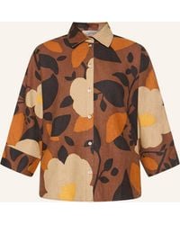 Cartoon - Bluse mit Leinen und 3/4-Arm - Lyst