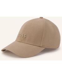 BOSS - Leinen-Cap ARI - Lyst