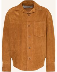 Ami Paris - Leder-Overjacket - Lyst