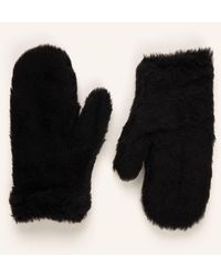 Max Mara - Teddyfell-Fäustlinge OMBRATO mit Alpaka - Lyst