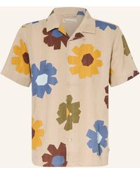 Knowledge Cotton - Kurzarm-Hemd Comfort Fit - Lyst