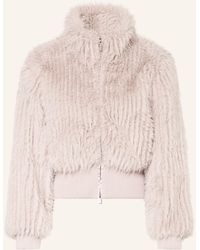 Marc Cain - Kunstfell-Jacke - Lyst