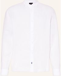 Olymp - Leinenhemd Casual regular fit mit Stehkragen - Lyst