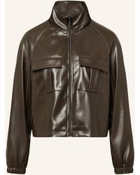 Comma, - Jacke in Lederoptik - Lyst