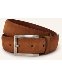Post & Co - Ledergürtel DOUGLAS - Lyst