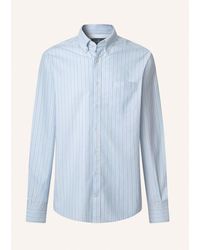 Hackett - Freizeithemd OXFORD WIDE STRIPE - Lyst