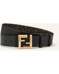 Fendi - Ledergürtel zum Wenden - Lyst