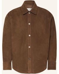 Ami Paris - Leder-Overjacket - Lyst