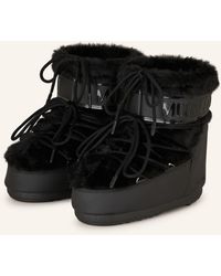 Moon Boot - S ICON LOW FAUX FUR - Lyst