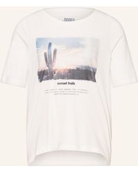 Ouí - T-Shirt mit Schmucksteinen - Lyst