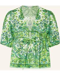 Mrs & HUGS - Blusenshirt aus Leinen - Lyst