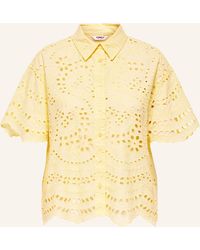 ONLY - Bluse aus Lochspitze - Lyst