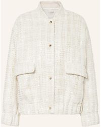 CATNOIR - Tweed-Jacke mit Pailletten und Glitzergarn - Lyst
