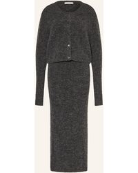 Gestuz - Set GZALPHA: Strickkleid und Strickjacke mit Alpaka - Lyst