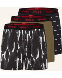 HUGO - 3er-Pack Web-Boxershorts - Lyst
