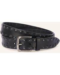 Post & Co - Ledergürtel mit Nieten - Lyst