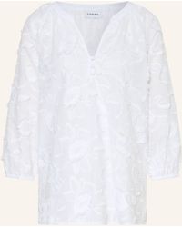 Comma, - Blusenshirt mit 3/4-Arm - Lyst