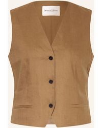 Marc O' Polo - Weste mit Leinen - Lyst