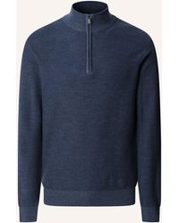Hackett - Pullover HONEYCOMB STITCH HZIP - Lyst