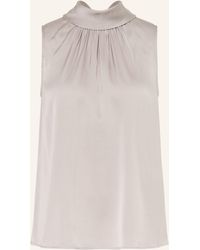 Van Laack - Schluppentop VL-CATALI aus Satin - Lyst