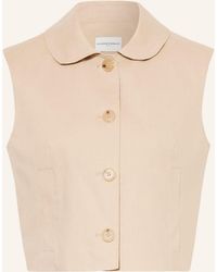 Claudie Pierlot - Blazerweste mit Leinen - Lyst