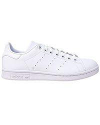 adidas Leather Chunky Sole Sneakers in White | Lyst