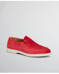 Brooks Brothers The Voyager 1 Shoe - Suede - Red
