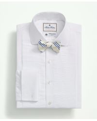 Brooks Brothers - X Thomas Mason Cotton English Collar, Swiss Pleat Front Tuxedo Shirt - Lyst