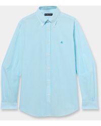 Brooks Brothers - Regular Fit Seersucker Shirt With Button Down Collar - Lyst