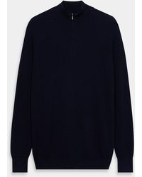 Brooks Brothers - Half-Zip English Rib Cotton-Cashmere Sweater - Lyst