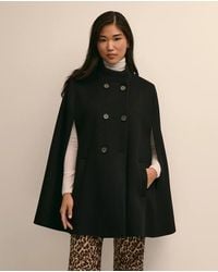Brooks Brothers - Wool Blend Cape - Lyst