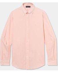 Brooks Brothers - Regular Fit Seersucker Shirt With Button Down Collar - Lyst