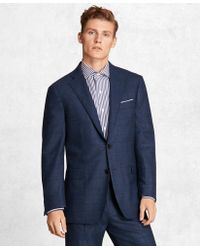 Brooks Brothers Golden Fleece Brookscloudtm Blue Silk And Linen Twill ...