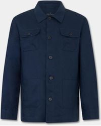 Brooks Brothers - Linen Utility Overshirt - Lyst