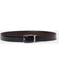 Brooks Brothers - Reversible Bovine Leather Belt - Lyst