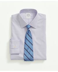 Brooks Brothers - Stretch Supima Cotton Non-iron Pinpoint Oxford Ainsley Collar, Gingham Dress Shirt - Lyst