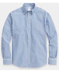Brooks Brothers - Regular Fit Striped Poplin Button Down Shirt - Lyst