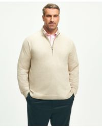 Brooks Brothers - Big & Tall Supima Cotton Half-zip Sweater - Lyst