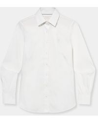 Brooks Brothers - Fitted Non-Iron Oxford Pinpoint Supima Shirt With Forward Point Collar - Lyst
