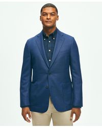 Brooks Brothers - Classic Fit Wool Hopsack Patch Pocket Sport Coat - Lyst