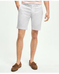 Brooks Brothers - Washed Stretch Cotton Seersucker Shorts - Lyst