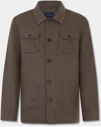 Brooks Brothers - Linen Utility Overshirt - Lyst