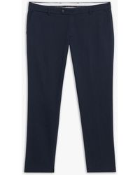 Brooks Brothers - Pantalón Chino Azul Marino De Corte Slim En Algodón Doble Retorcido - Lyst