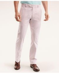 Brooks Brothers - Milano Slim-fit Cotton Seersucker Stripe Pants - Lyst