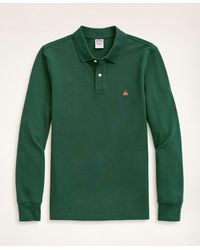 Brooks Brothers - Big & Tall Long-sleeve Stretch Cotton Polo - Lyst